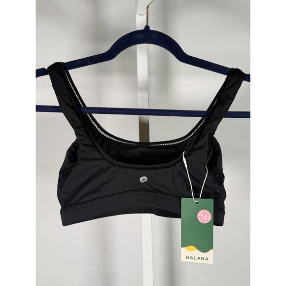 NWT Halara Black Cutout Sports Bra Size XS - Picture 3 of 7